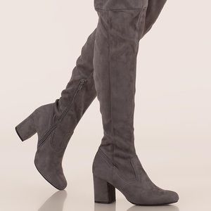 Thigh High Chunky Boots